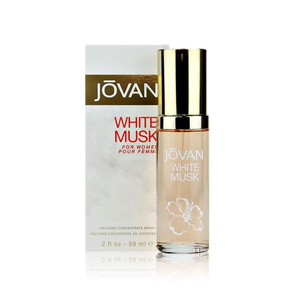 Jovan WHITE MUSK FOR WOMEN EAU DE COLOGNE 59ML - Zrafh.com - Your Destination for Baby & Mother Needs in Saudi Arabia