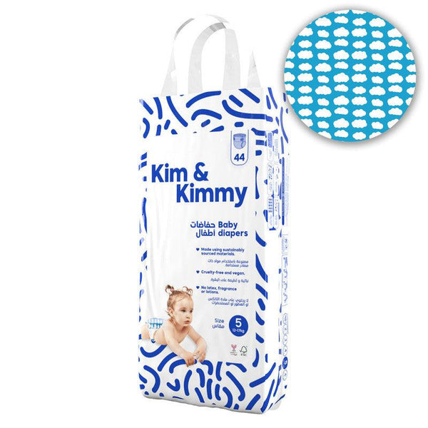 Kim & Kimmy - Size 5 Diapers,12-17kg,44 Diapers - ZRAFH