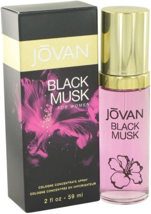JOVAN BLACK MUSK by Jovan COLOGNE CONCENTRATE SPRAY 96 ML for WOMEN - Zrafh.com - Your Destination for Baby & Mother Needs in Saudi Arabia
