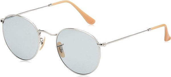 Ray-Ban Rb3447 Round Metal Sunglasses 50mm,Blue - Zrafh.com - Your Destination for Baby & Mother Needs in Saudi Arabia