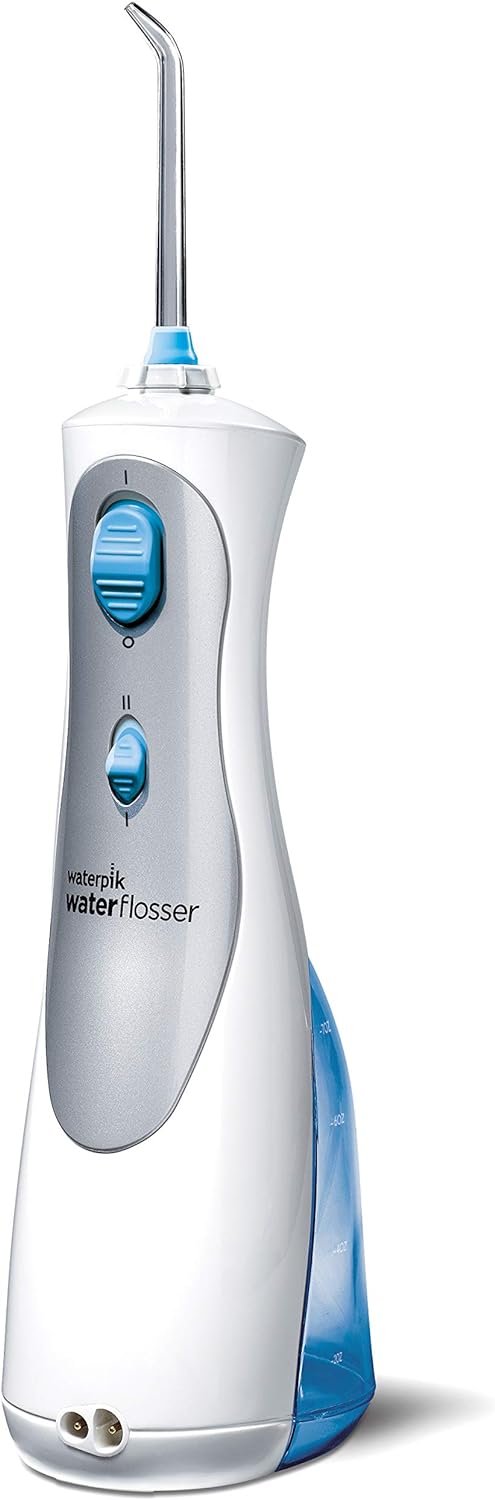 Waterpik Cordless Plus Water Flosser, Wp-450Me, White - Zrafh.com - Your Destination for Baby & Mother Needs in Saudi Arabia