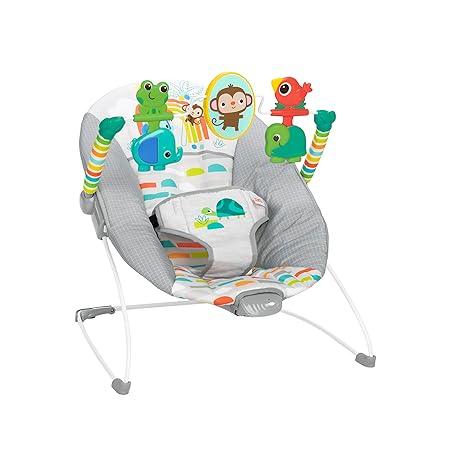 Bright starts playful pinwheels bouncer with vibrating sales seat