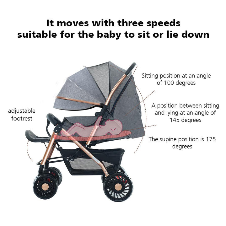 dreeba-two way-push-baby-stroller-A6 - Zrafh.com - Your Destination for Baby & Mother Needs in Saudi Arabia