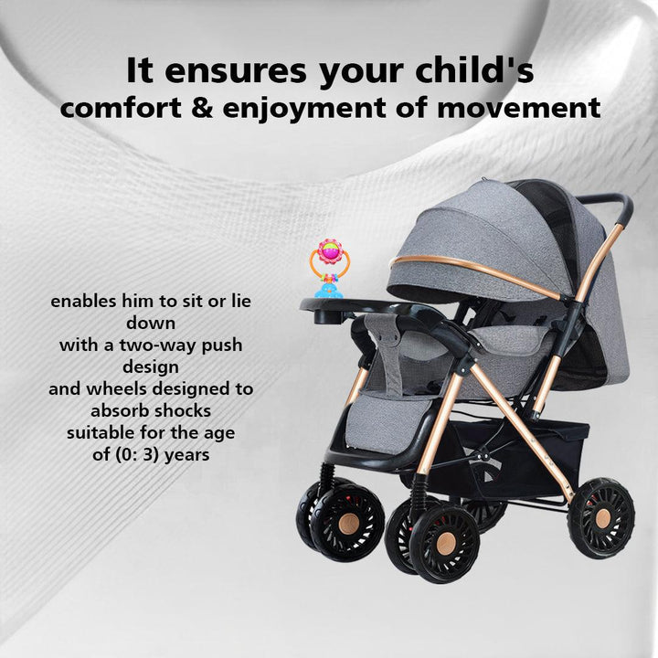 dreeba-two way-push-baby-stroller-A6 - Zrafh.com - Your Destination for Baby & Mother Needs in Saudi Arabia