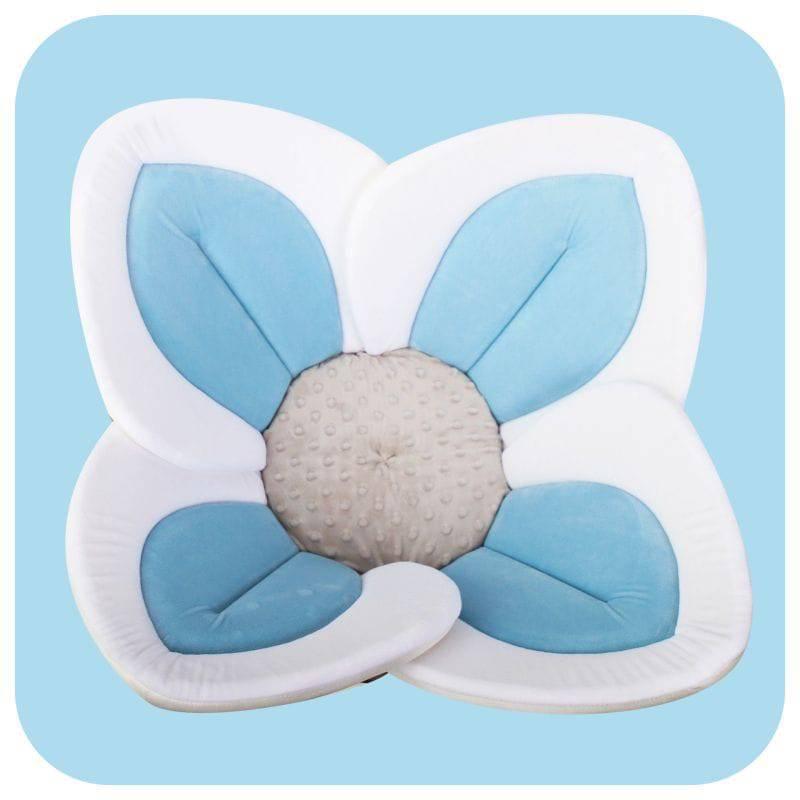 Blooming Bath Lotus Bathtub White & Blue