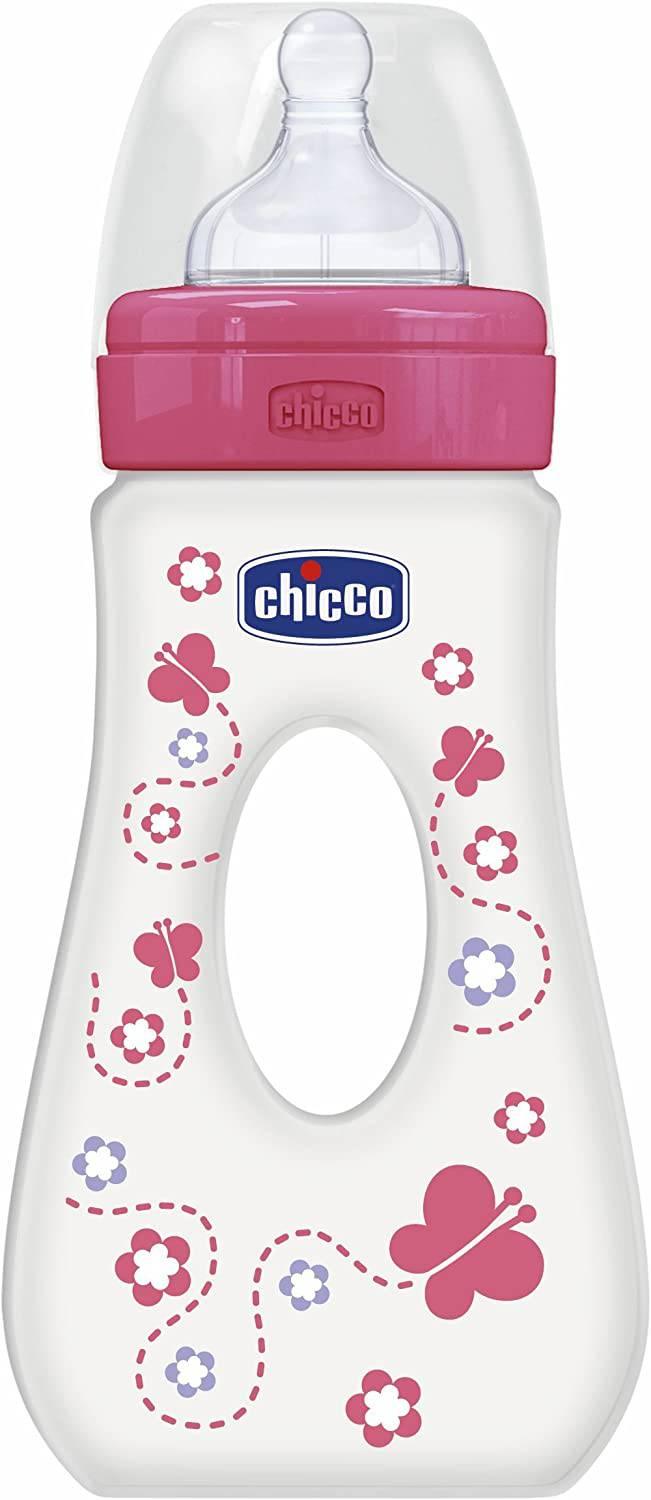 Chicco well Being Travelling Bottle 240 ml 4m+ Pink