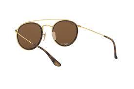 Ray-Ban Women's Rb3647n Double Bridge Round Sunglasses Gold/Brown Gradient - Zrafh.com - Your Destination for Baby & Mother Needs in Saudi Arabia