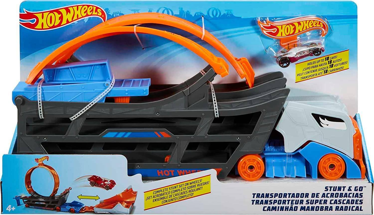 Hot wheels stunt store n go truck