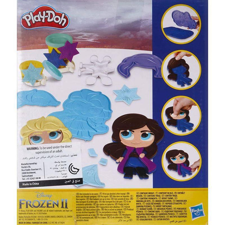 Play-Doh Disney Frozen 2 Create 'N Style Anna And Elsa With 10 Non-Toxic Cans - ZRAFH
