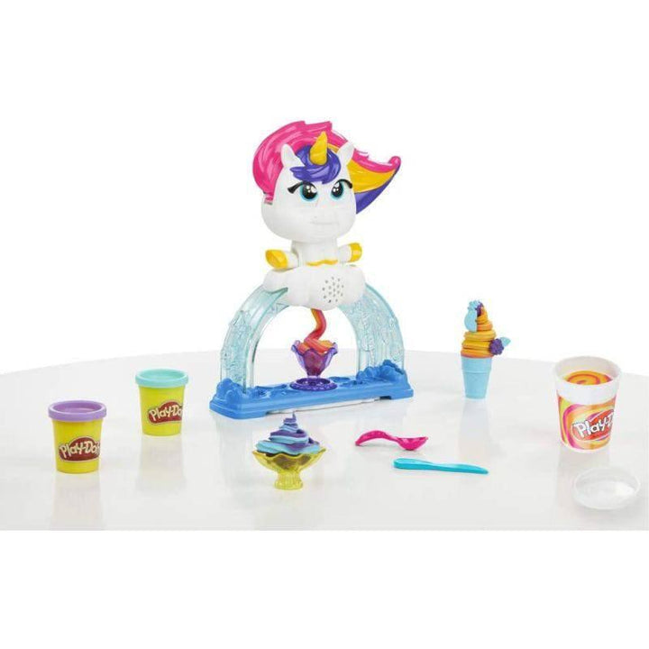 Play-Doh Tootie The Unicorn Ice Cream Set With 3 Non-Toxic Colors - ZRAFH