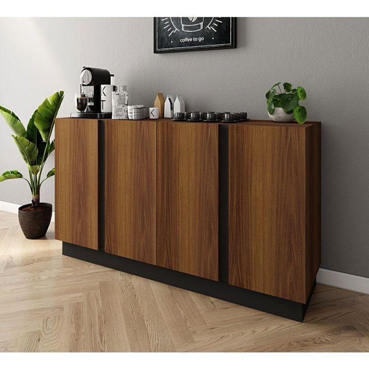 Brown Coffee Corner with Black Base By Alhome - Zrafh.com - Your Destination for Baby & Mother Needs in Saudi Arabia