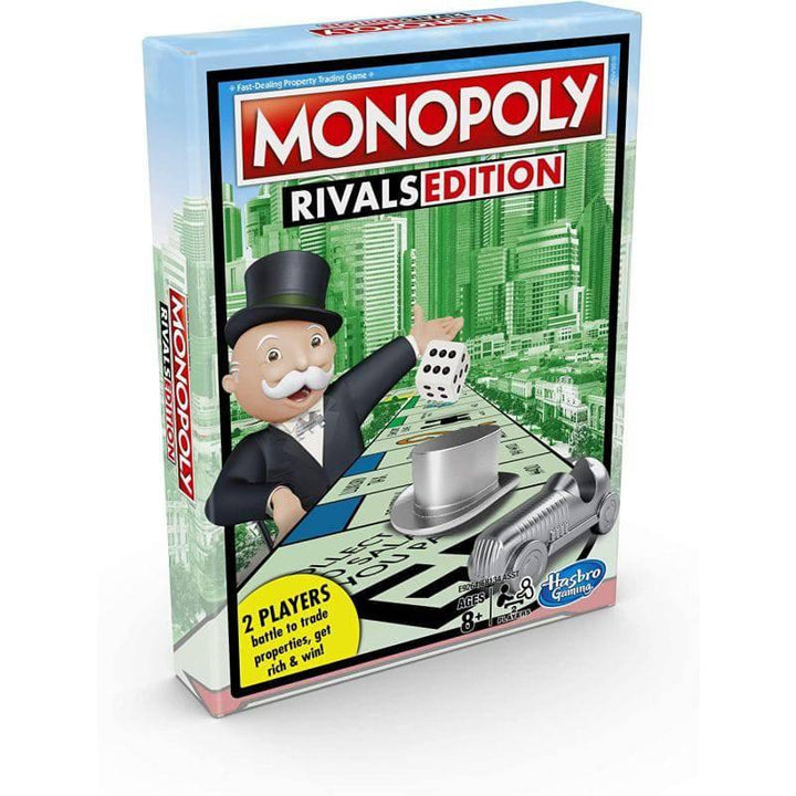 Monopoly Rivals Edition Board Game Head-to-Head - Ages 8+ - 2 Players - ZRAFH