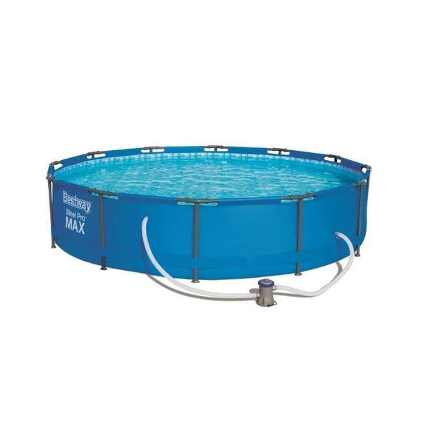 Steel Pro Frame Pool Set With Filter & Water Pump - 366x76cm 26-56416 - ZRAFH