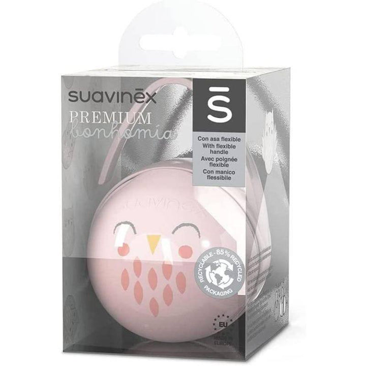 Suavinex Duo Soother Holder - Pink - ZRAFH