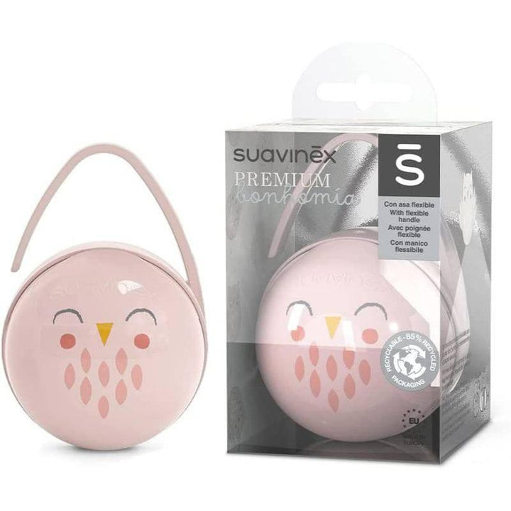 Suavinex Duo Soother Holder - Pink - ZRAFH