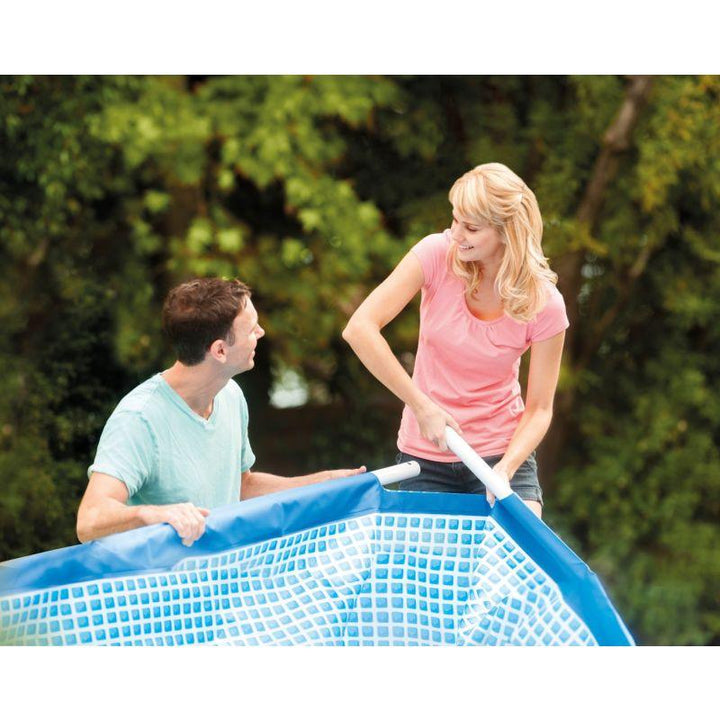 Intex Rectangular Frame Pool with filter pump 450 x 220 x 84 cm - INT28274 - Zrafh.com - Your Destination for Baby & Mother Needs in Saudi Arabia