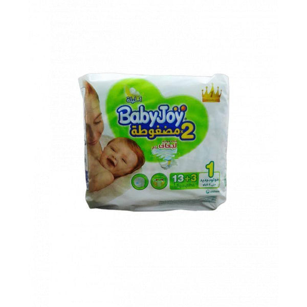 Babyjoy Saving Pack Baby Diaper No#1 Size Newborn - 0-4 kg - 13+3 Diaper - ZRAFH