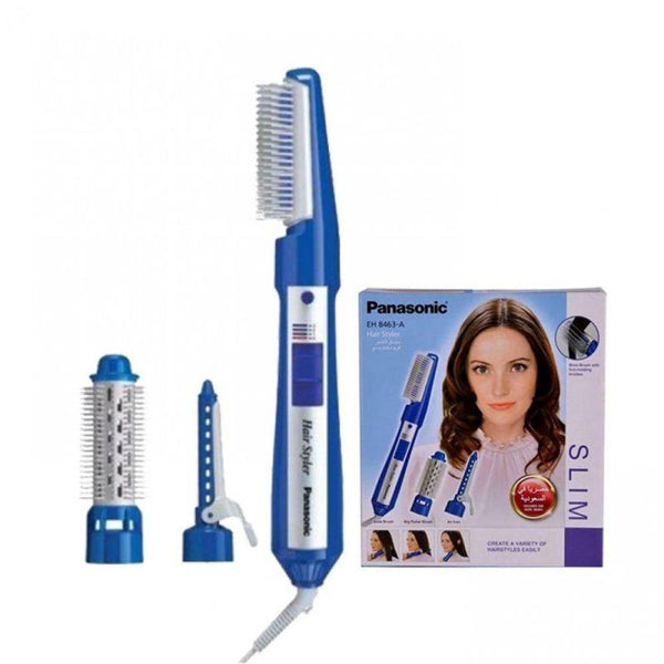 Panasonic Hair Styler with 3 Attachments - EH8463-A - Zrafh.com - Your Destination for Baby & Mother Needs in Saudi Arabia