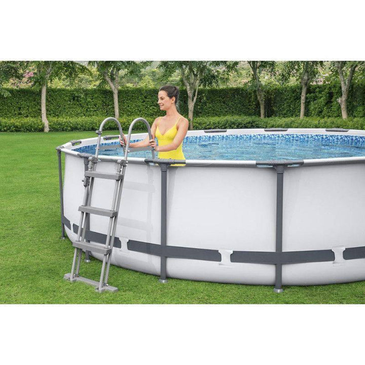 Steel Pro Max Pool Set With Ladder And Filter White - 4.27x1.27 m - 26-56950 - ZRAFH