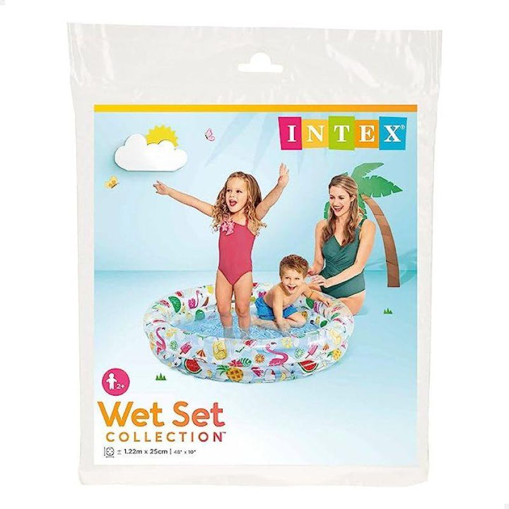 Intex swimming pool with fruit patterns - multi color - ZRAFH