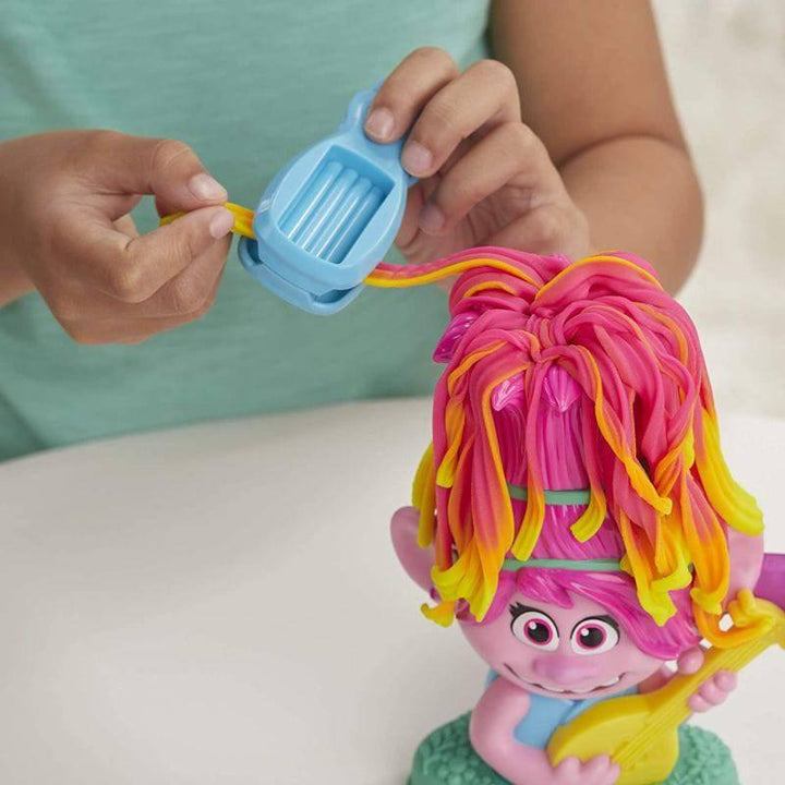 Play-Doh Trolls Rainbow Hair Poppy With 6 Non-Toxic Colors - ZRAFH