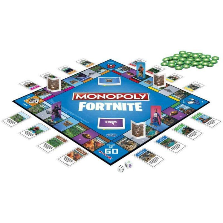 Monopoly: Fortnite Video Game Edition - Ages 13 and Up - 2-7 Players - ZRAFH