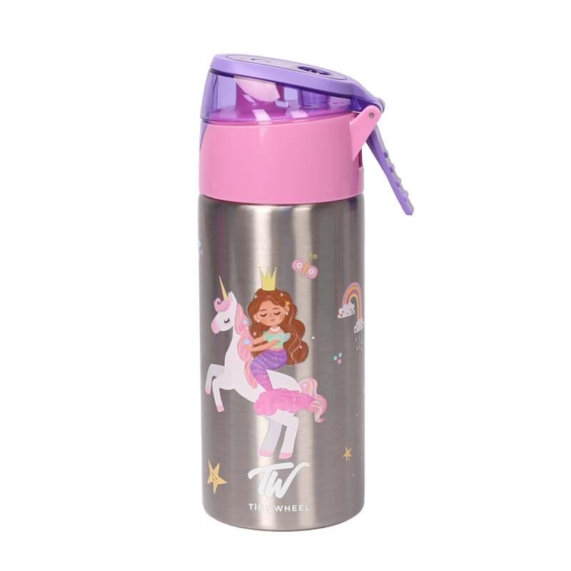 Crocodile Creek Princess Stainless Steel Drinking Bottle