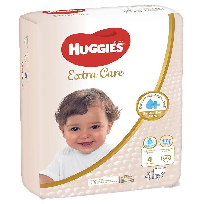 Explore now Huggies Extra Care Diapers Jumbo Pack Size 4 68 Diapers