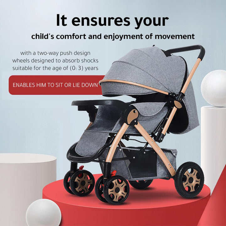 dreeba-steel-pipe-baby-stroller-9912 - Zrafh.com - Your Destination for Baby & Mother Needs in Saudi Arabia