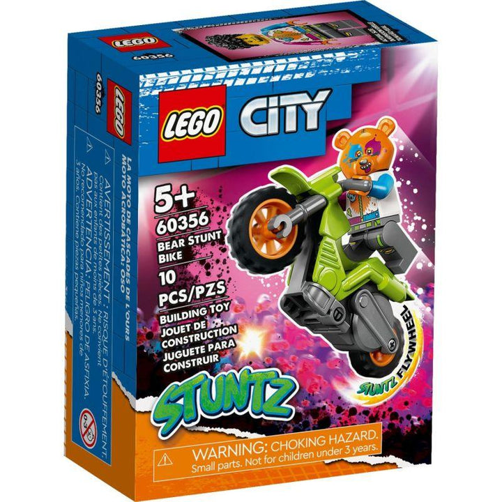 Lego City Stuntz Bear Stunt Bike 60356 - 10 Pieces - Zrafh.com - Your Destination for Baby & Mother Needs in Saudi Arabia