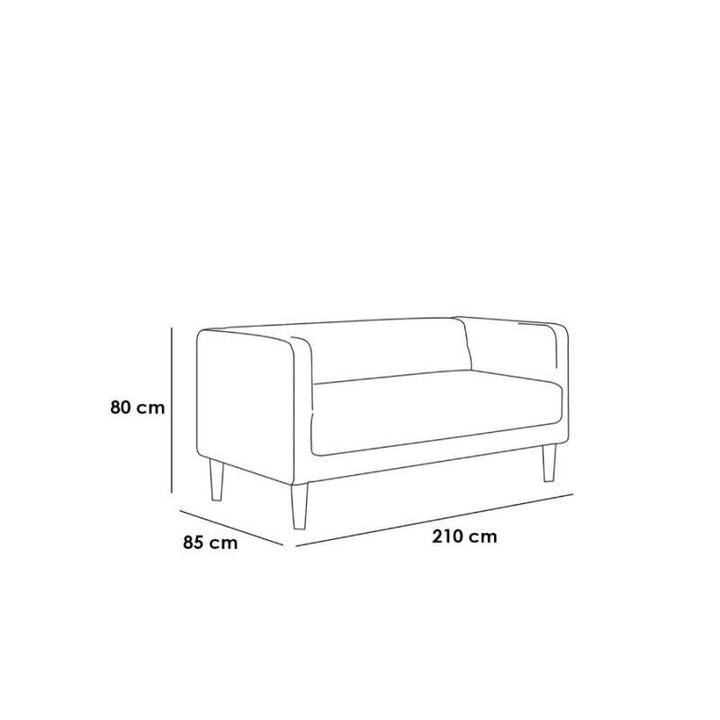 Alhome Velvet and Sweedish Wood 3 Seaters Sofa - Grey - AL-731 - Zrafh.com - Your Destination for Baby & Mother Needs in Saudi Arabia