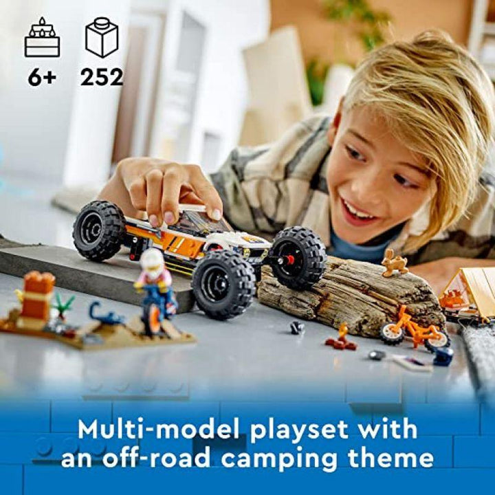 Lego City 4x4 Off-Roader Adventures Monster Truck Toy - 252 Pieces - LEGO-6425861 - Zrafh.com - Your Destination for Baby & Mother Needs in Saudi Arabia