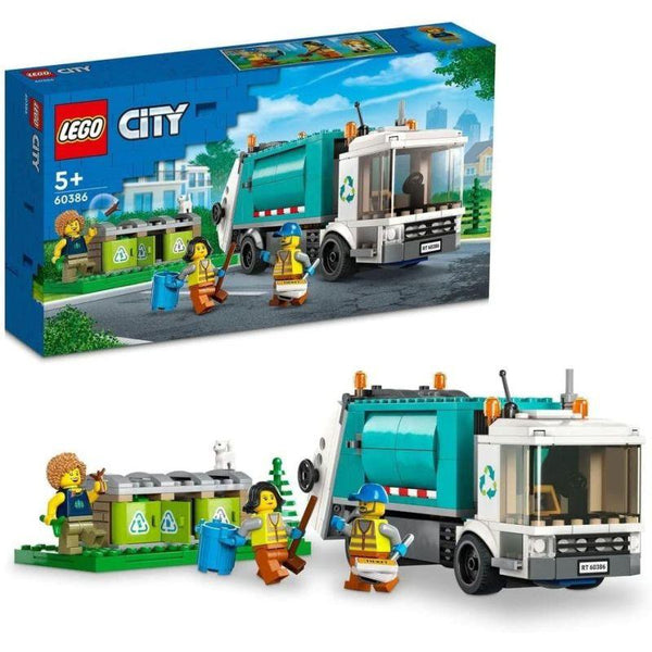 Lego City Great Vehicles 60386 Recycling Truck Playset - 261 Pieces - Zrafh.com - Your Destination for Baby & Mother Needs in Saudi Arabia