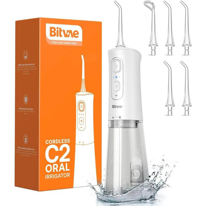 Bitvae Water Flosser Professional for Teeth - 3 Modes, 6 Jet Tips, USB Rechargeable Dental Picks for Cleaning - ZRAFH