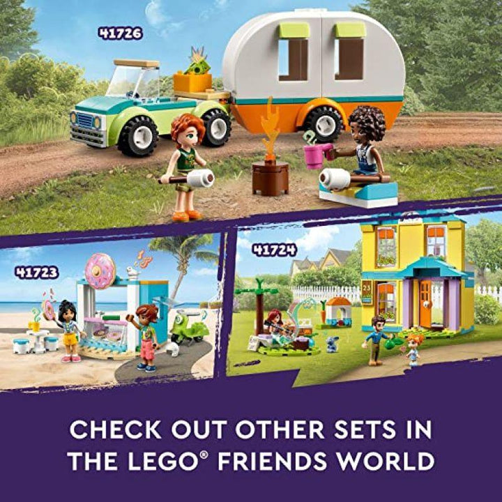 Lego Friends Holiday Camping Trip Camper Van Building Toy - 87 Pieces - LEGO-6425638 - Zrafh.com - Your Destination for Baby & Mother Needs in Saudi Arabia