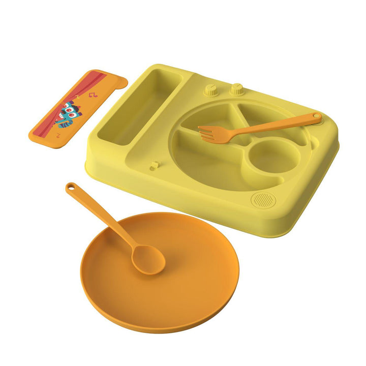 Gramophone Children's Separated Food Plate Set - Zrafh.com - Your Destination for Baby & Mother Needs in Saudi Arabia