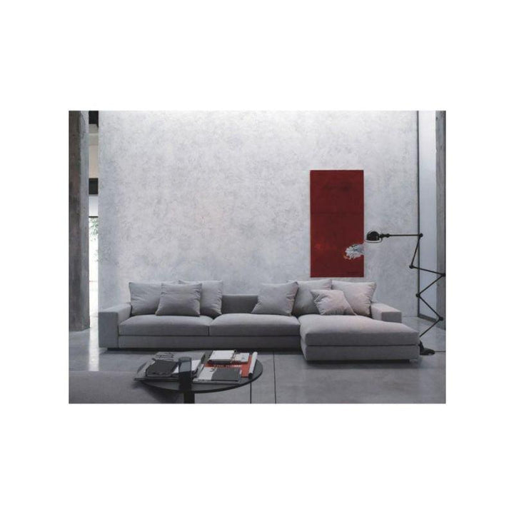 Alhome LShape  Sofa 280x180x80 cm - Grey - Zrafh.com - Your Destination for Baby & Mother Needs in Saudi Arabia