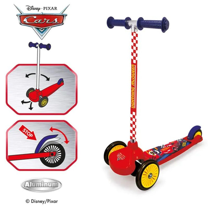 Smoby Cars 3 Wheel Twist Scooter For Children For 3+ Months - Zrafh.com - Your Destination for Baby & Mother Needs in Saudi Arabia