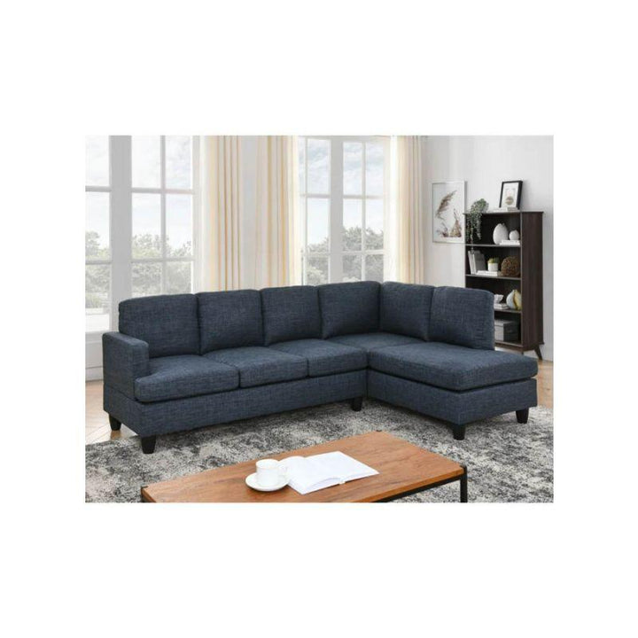 Alhome LShape  Sofa 300x170x95x85 cm - Grey - Zrafh.com - Your Destination for Baby & Mother Needs in Saudi Arabia