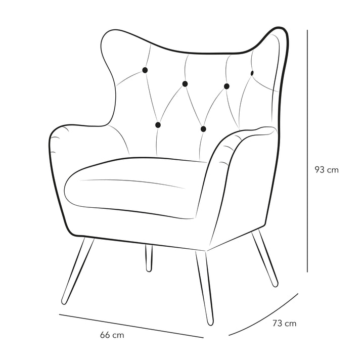 Sleek Sophistication: Gray Velvet Chair for Refined Comfort By Alhome - Zrafh.com - Your Destination for Baby & Mother Needs in Saudi Arabia