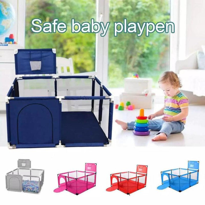 Dreeba Big Size Luxure Foldable Plastic Baby Playpen - Zrafh.com - Your Destination for Baby & Mother Needs in Saudi Arabia