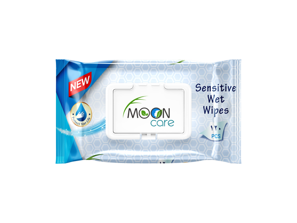 Mooncare Baby Sensitive Wet Wipes - 120 Sheets