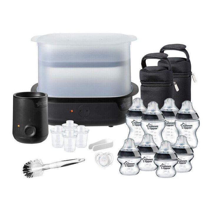 Tommee Tippee Closer to Nature Complete Feeding Kit-Black - Zrafh.com - Your Destination for Baby & Mother Needs in Saudi Arabia