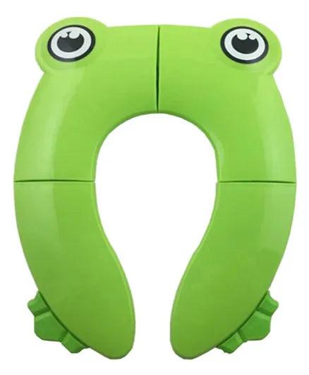 Eazy Kids Foldable Travel Potty with Carry Bag - Green - ZRAFH