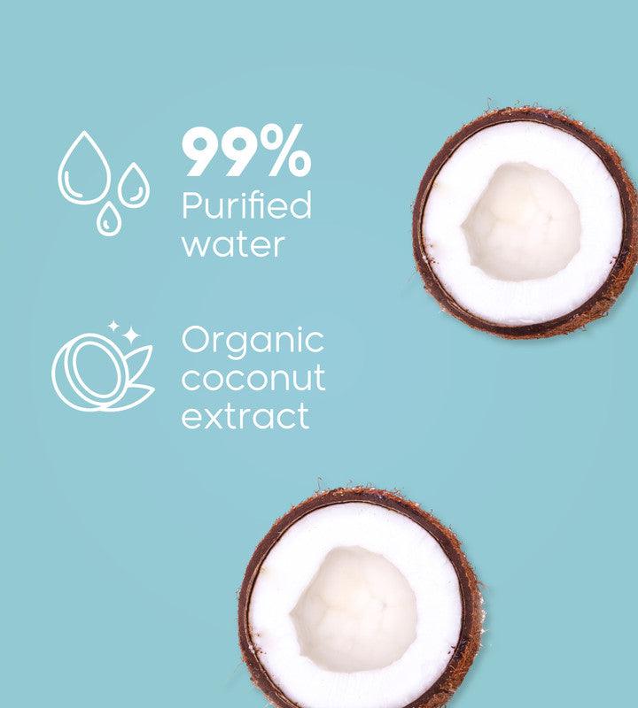 Kim & Kimmy - Organic Coconut Water Wipes Qty 70 - ZRAFH
