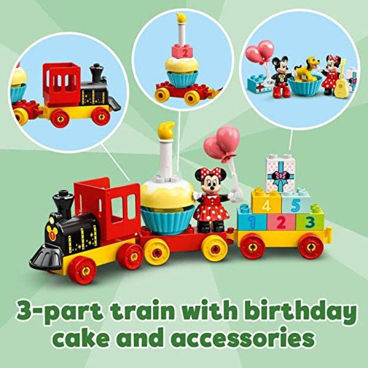 Lego Duplo Disney Mickey & Minnie Birthday Train - 22 Pieces - 6332154 - Zrafh.com - Your Destination for Baby & Mother Needs in Saudi Arabia