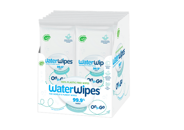 WaterWipes On-the-go plastic free wipes, 448 Count (16 pack of 28 wipes) - Zrafh.com - Your Destination for Baby & Mother Needs in Saudi Arabia