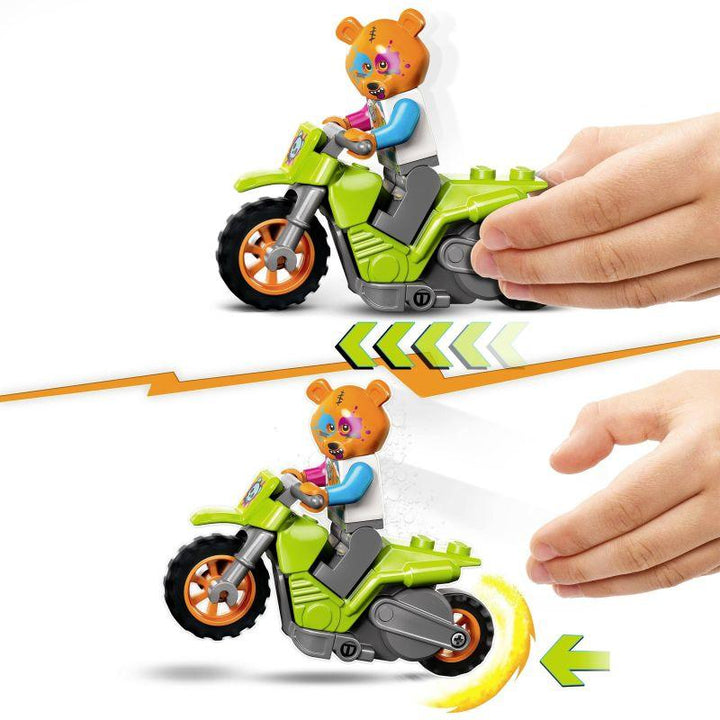 Lego City Stuntz Bear Stunt Bike 60356 - 10 Pieces - Zrafh.com - Your Destination for Baby & Mother Needs in Saudi Arabia