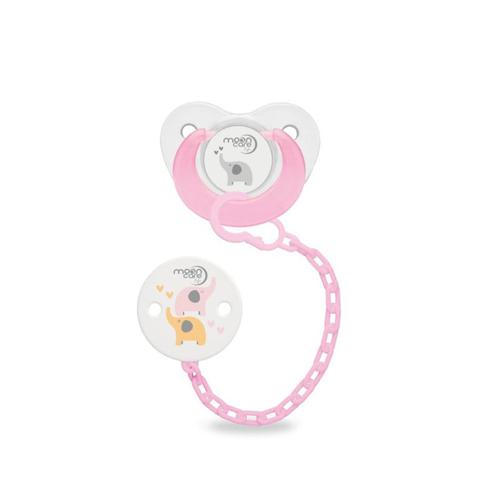 Mooncare Baby Pacifier With Chain - Zrafh.com - Your Destination for Baby & Mother Needs in Saudi Arabia