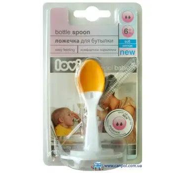 Lovi Bottle spoon with bigger hole For Babies 6+ Months Green - ZRAFH